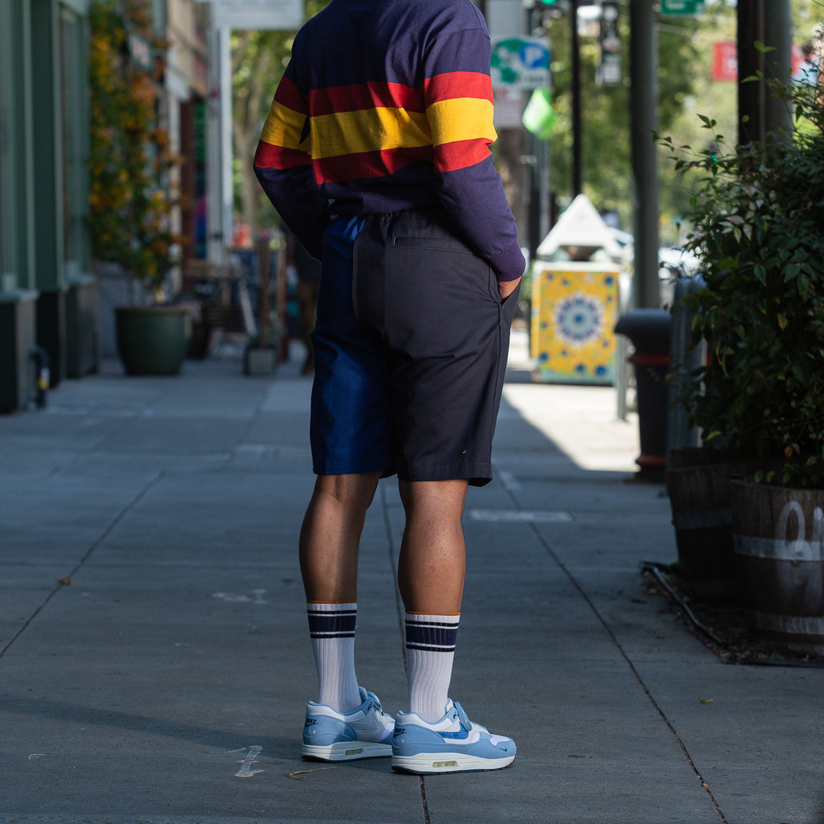 The Real McCoy's Climbers' Shorts (Multi-Tone) - Blue - Standard & Strange