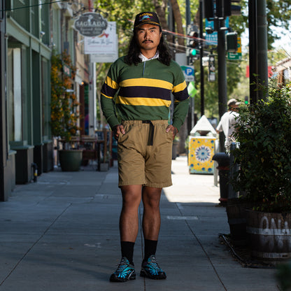 The Real McCoy's Climbers' Shorts (Over-Dyed) - Khaki - Standard & Strange