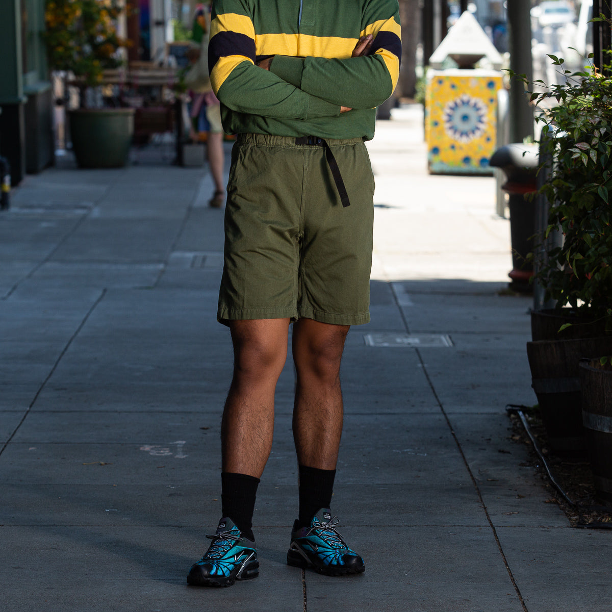 The Real McCoy's Climbers' Shorts (Over-Dyed) - Olive - Standard & Strange