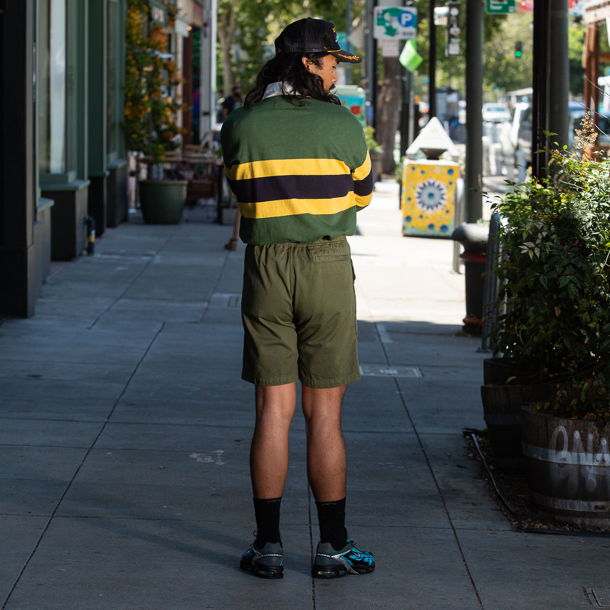 The Real McCoy's Climbers' Shorts (Over-Dyed) - Olive - Standard & Strange