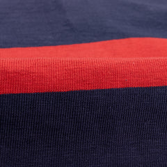 The Real McCoy's Climbers' Striped Rugby Shirt - Navy - Standard & Strange