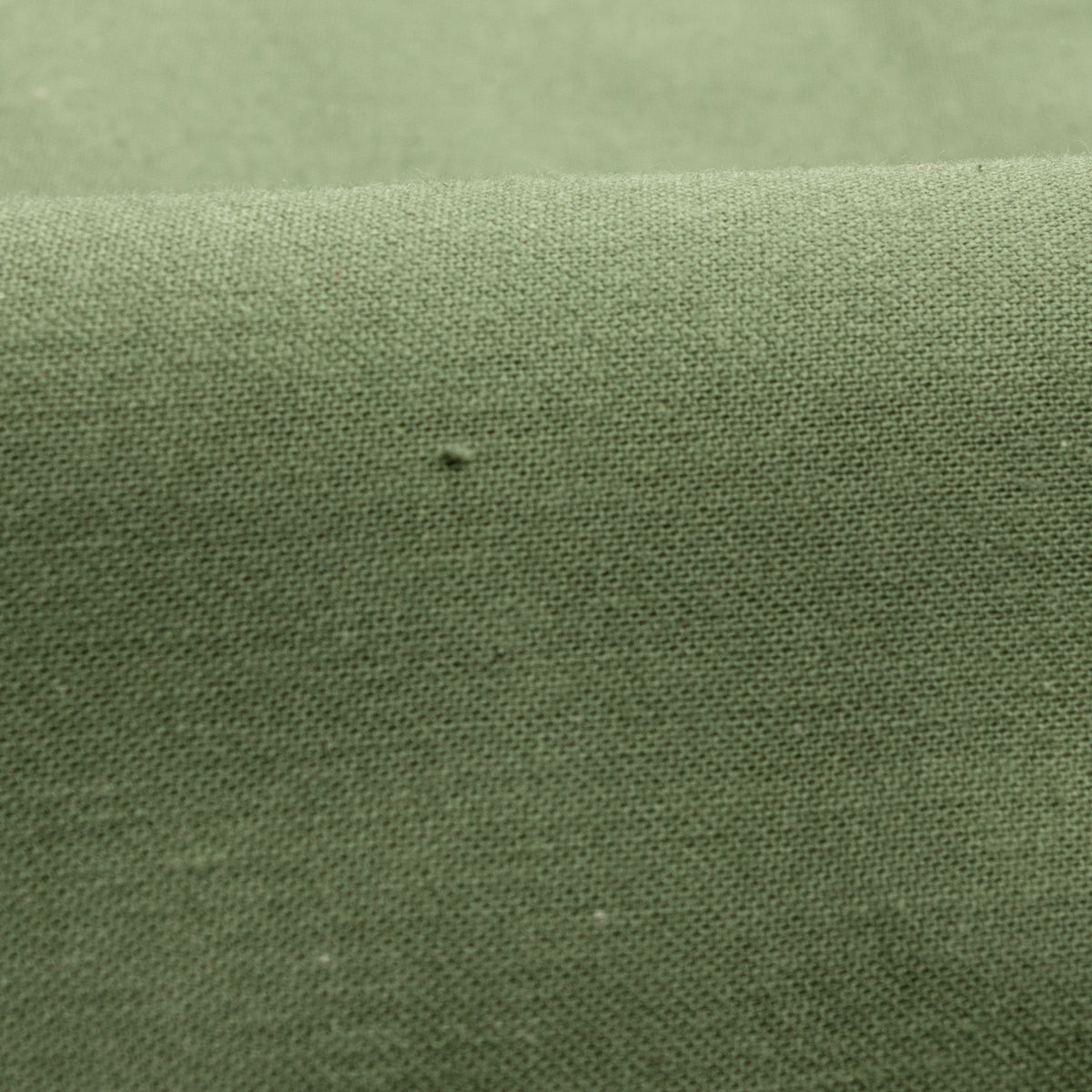 The Real McCoy's Cotton Sateen Shirt S/S - Olive Green - Standard & Strange