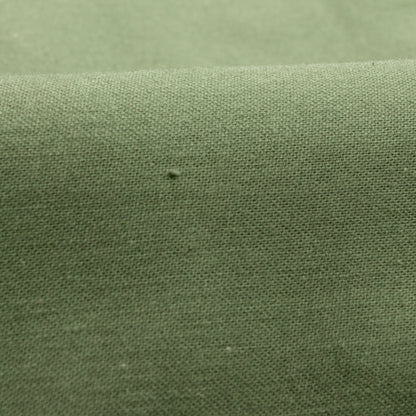 The Real McCoy's Cotton Sateen Shirt S/S - Olive Green - Standard & Strange