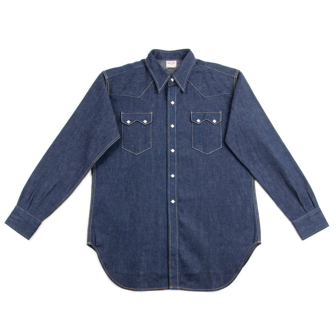 The Western Shirt in Indigo Crepe, The Sea Ranch Collection
