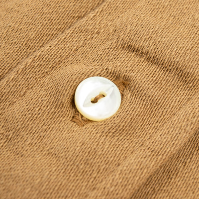 The Real McCoy's Double Diamond Band Collar Sateen Shirt - Khaki - Standard & Strange