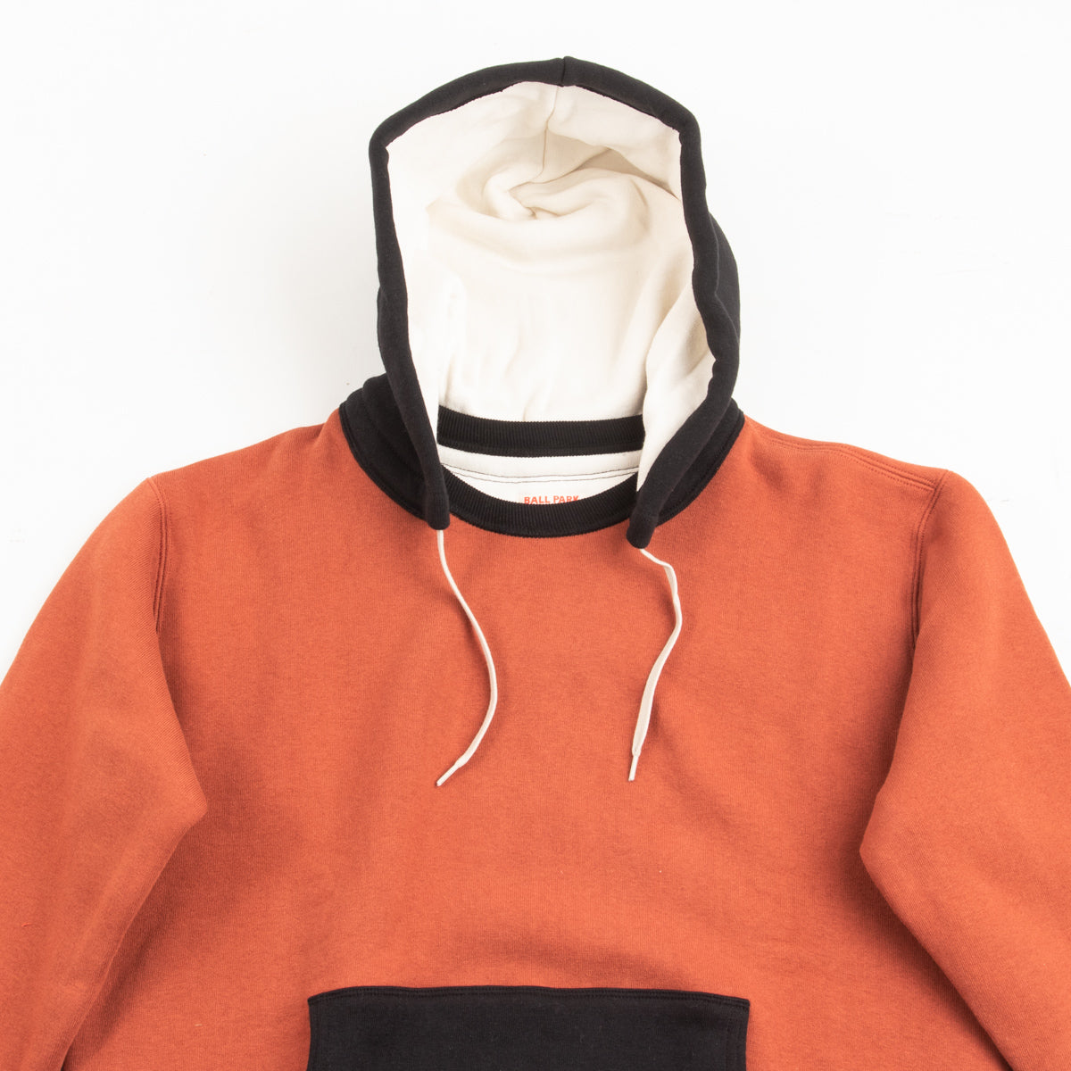 The Real McCoy's Double Face After-Hooded Sweatshirt - Burgundy/Black - Standard & Strange