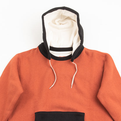 The Real McCoy's Double Face After-Hooded Sweatshirt - Burgundy/Black - Standard & Strange