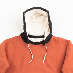 The Real McCoy's Double Face After-Hooded Sweatshirt - Burgundy/Black - Standard & Strange