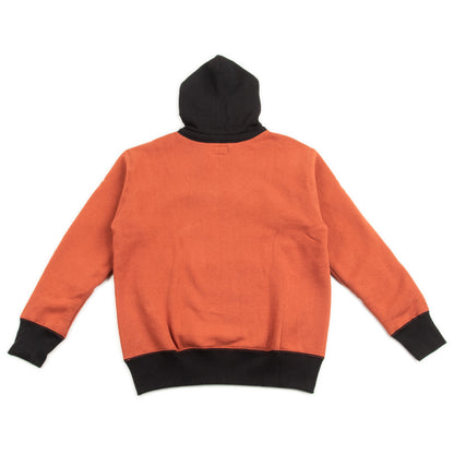 The Real McCoy's Double Face After-Hooded Sweatshirt - Burgundy/Black - Standard & Strange