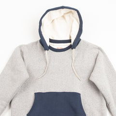 The Real McCoy's Double Face After-Hooded Sweatshirt - Gray/Navy - Standard & Strange