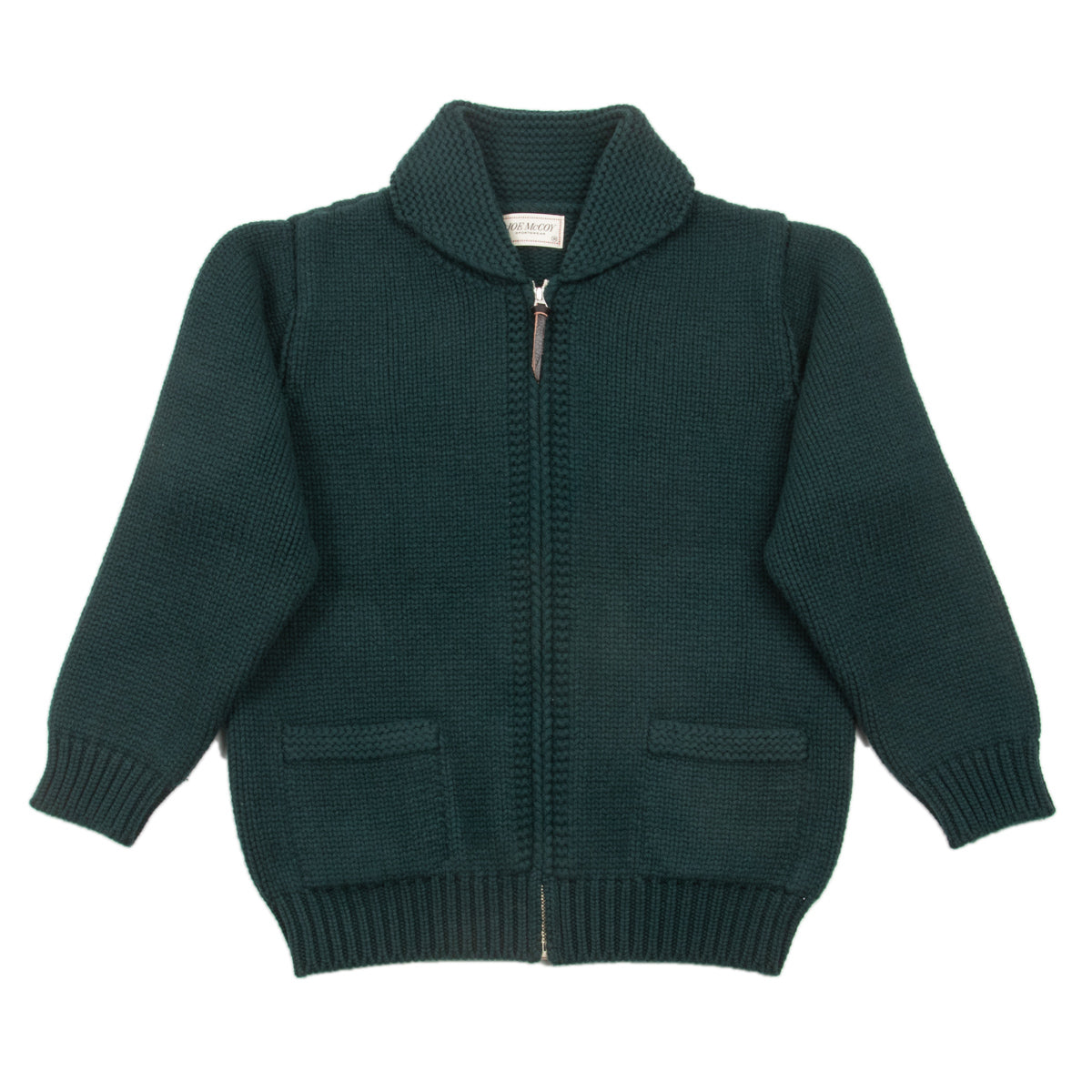 The Real McCoy's Heavy Wool Cashmere Sweater - Green - Standard & Strange