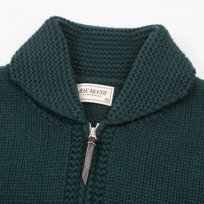 The Real McCoy's Heavy Wool Cashmere Sweater - Green - Standard & Strange
