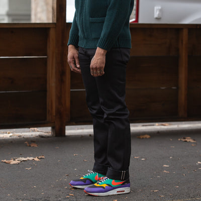 The Real McCoy's Joe McCoy Lot 966BK Black Denim Jeans - Standard & Strange