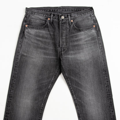 The Real McCoy's Joe McCoy Lot 966BK Black Denim Jeans (Washed) - Standard & Strange