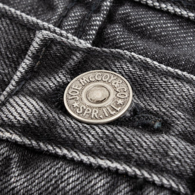 The Real McCoy's Joe McCoy Lot 966BK Black Denim Jeans (Washed) - Standard & Strange