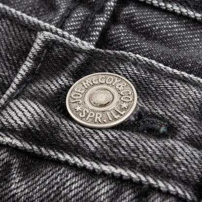 The Real McCoy's Joe McCoy Lot 966BK Black Denim Jeans (Washed) - Standard & Strange