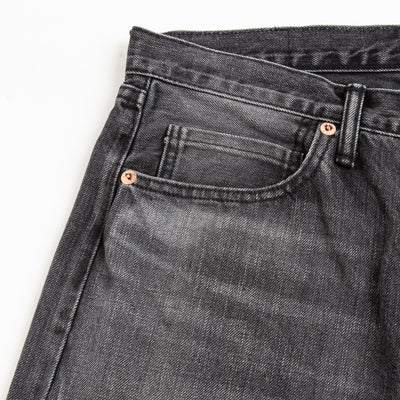 The Real McCoy's Joe McCoy Lot 966BK Black Denim Jeans (Washed) - Standard & Strange