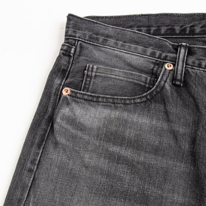 The Real McCoy's Joe McCoy Lot 966BK Black Denim Jeans (Washed) - Standard & Strange