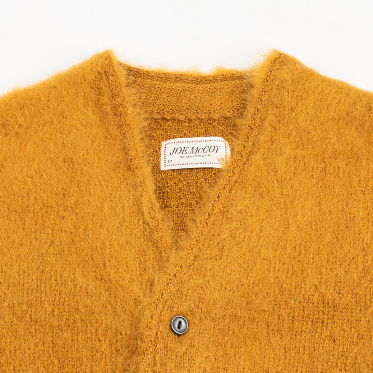 Joe McCoy Mohair Cardigan - Mustard