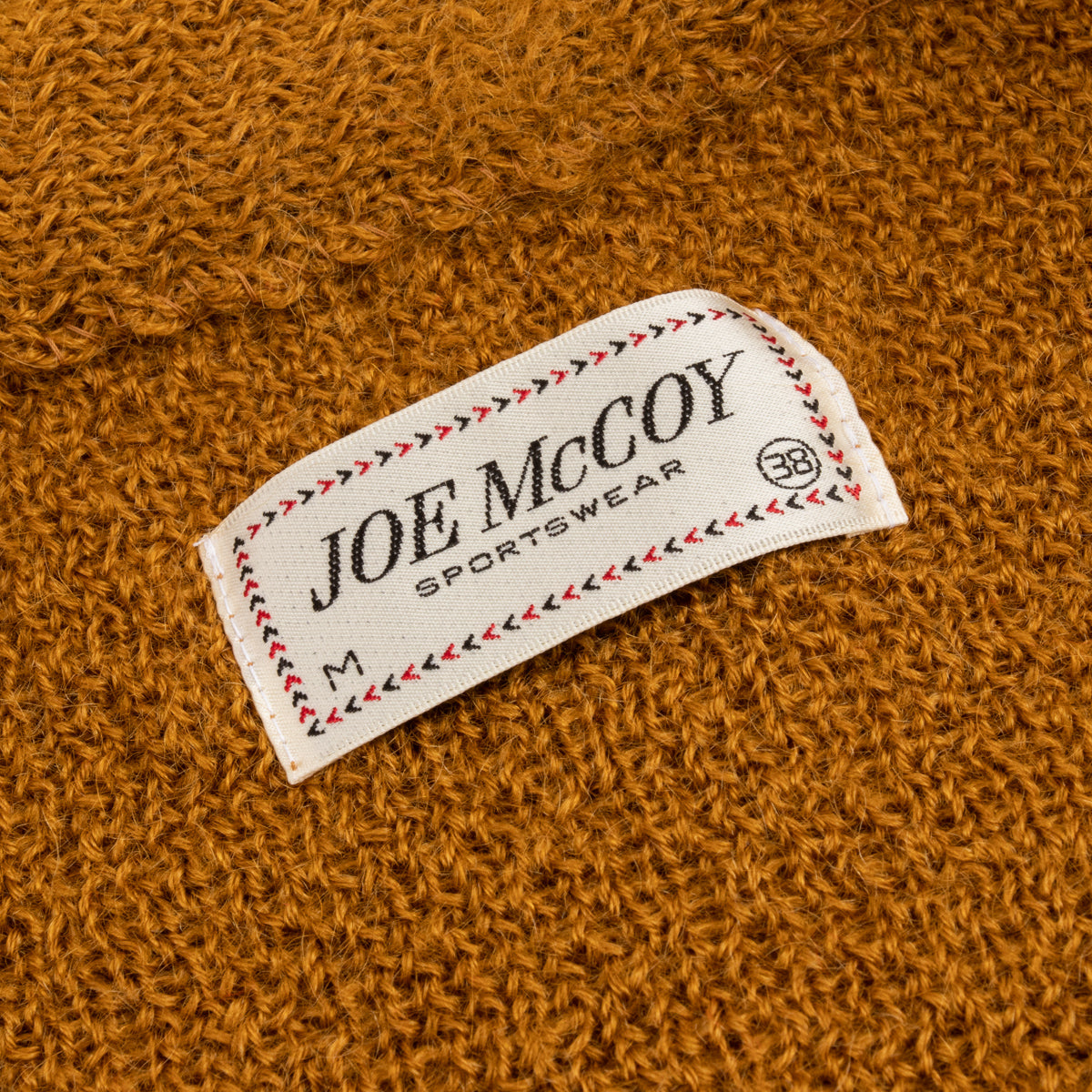 The Real McCoy's Joe McCoy Mohair Cardigan - Mustard - Standard