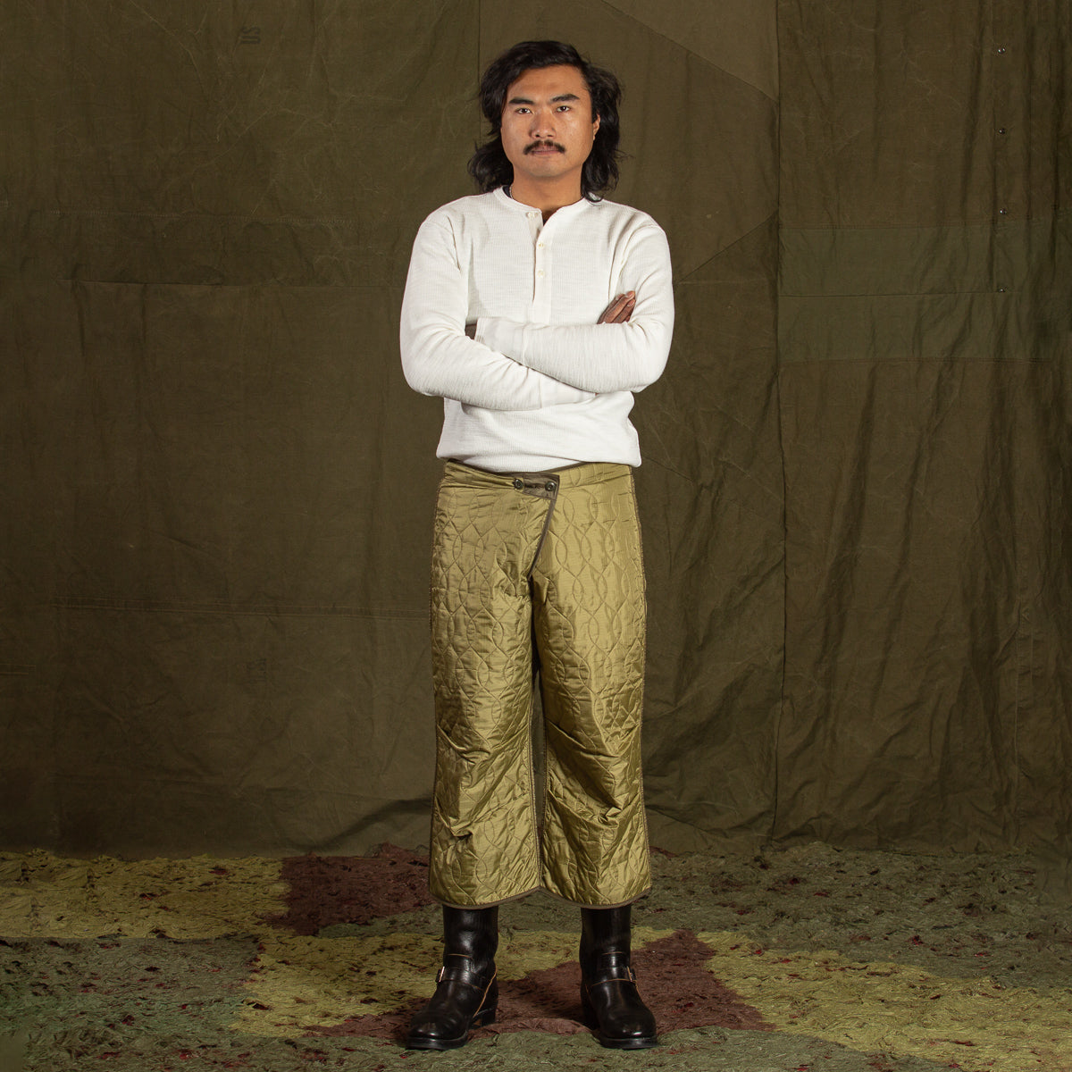 The Real McCoy's Liner, Trousers, Men's, Field, M-65 - Olive - Standard & Strange