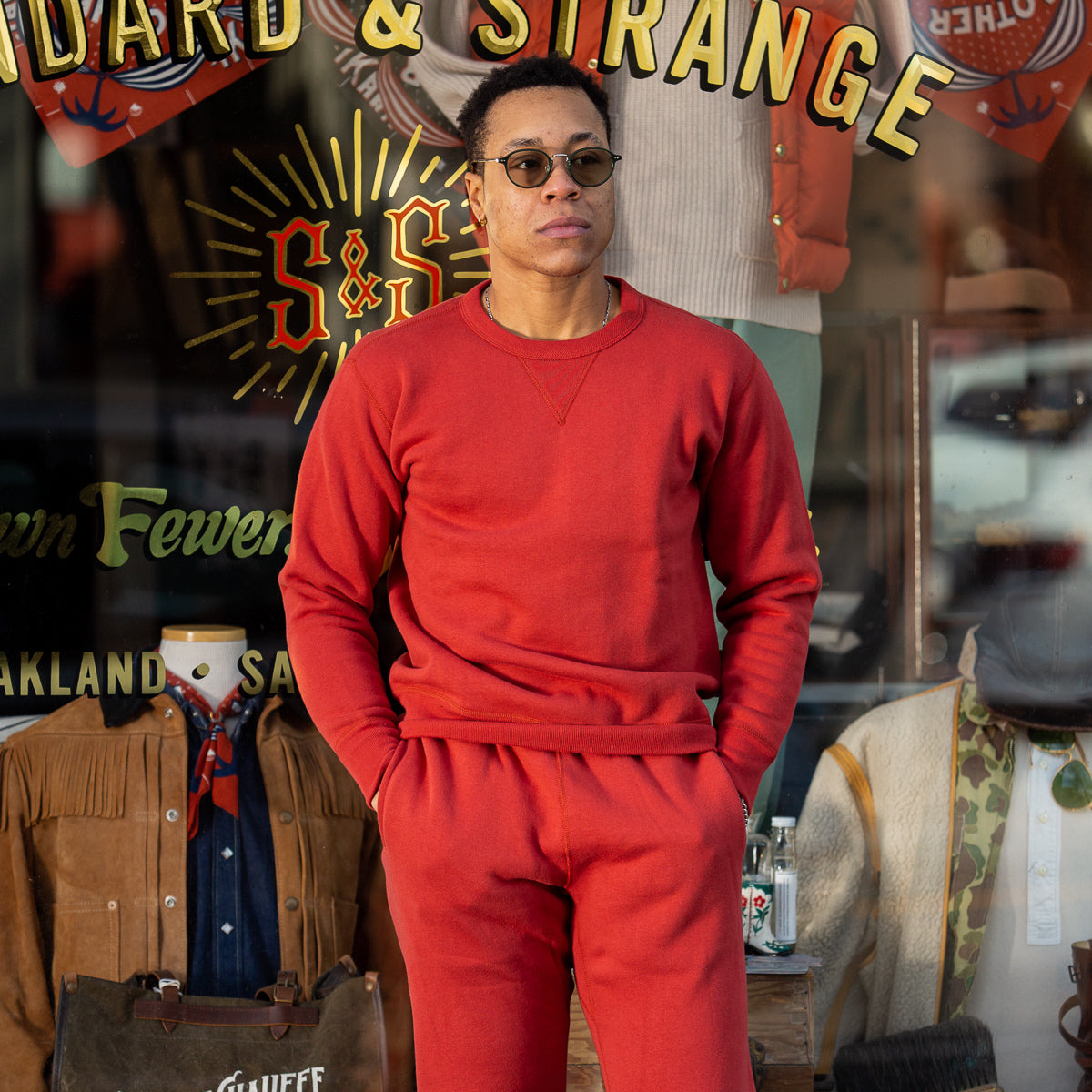 The Real McCoy's The Real McCoy's Loopwheel Crewneck Sweatshirt - -  Standard u0026 Strange