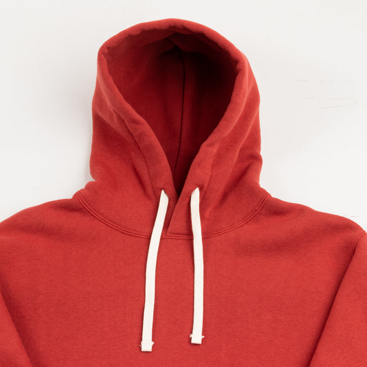 The Real McCoy's Loopwheel Pullover Hoodie - Cherry Red - Standard & Strange