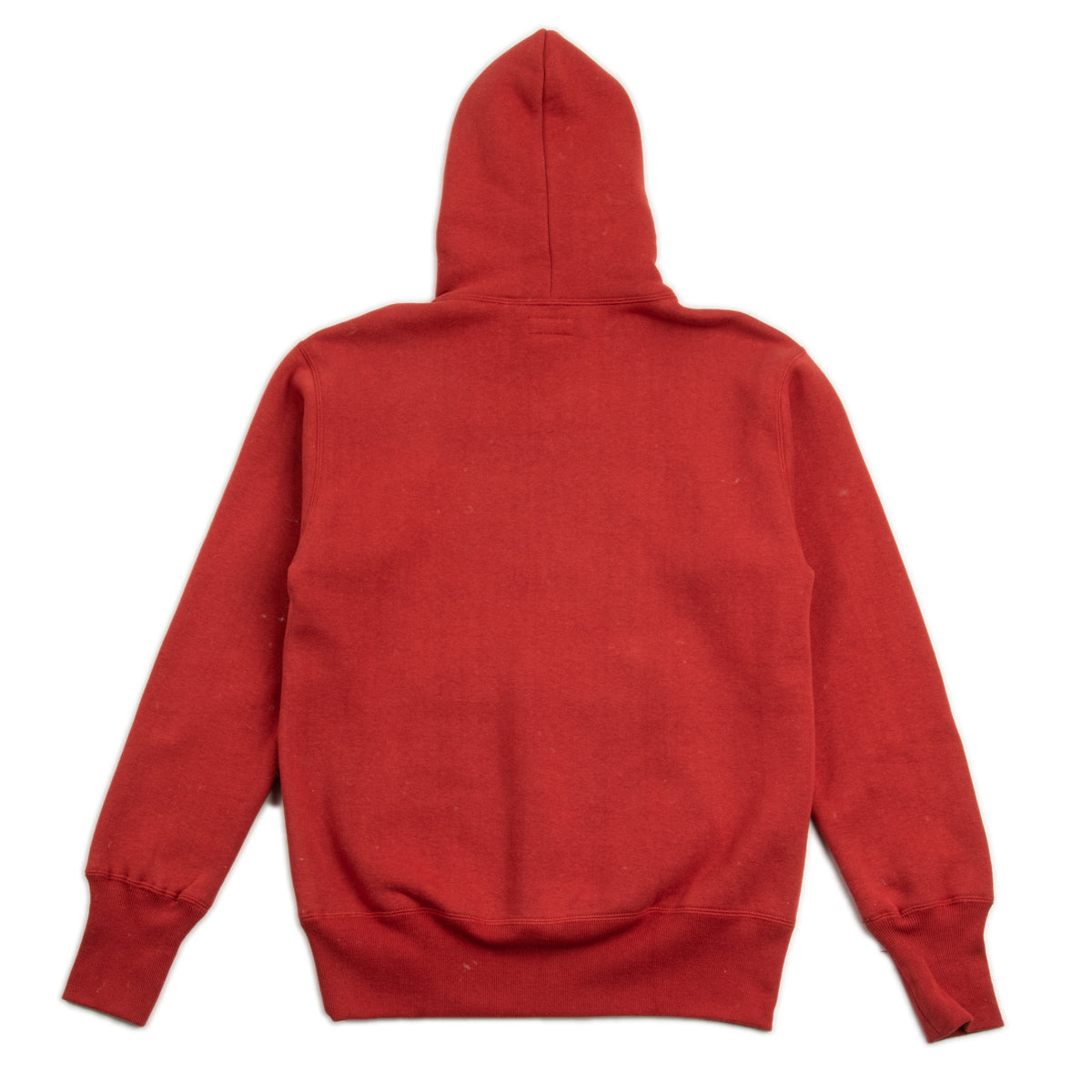 The Real McCoy's Loopwheel Pullover Hoodie - Cherry Red - Standard & Strange