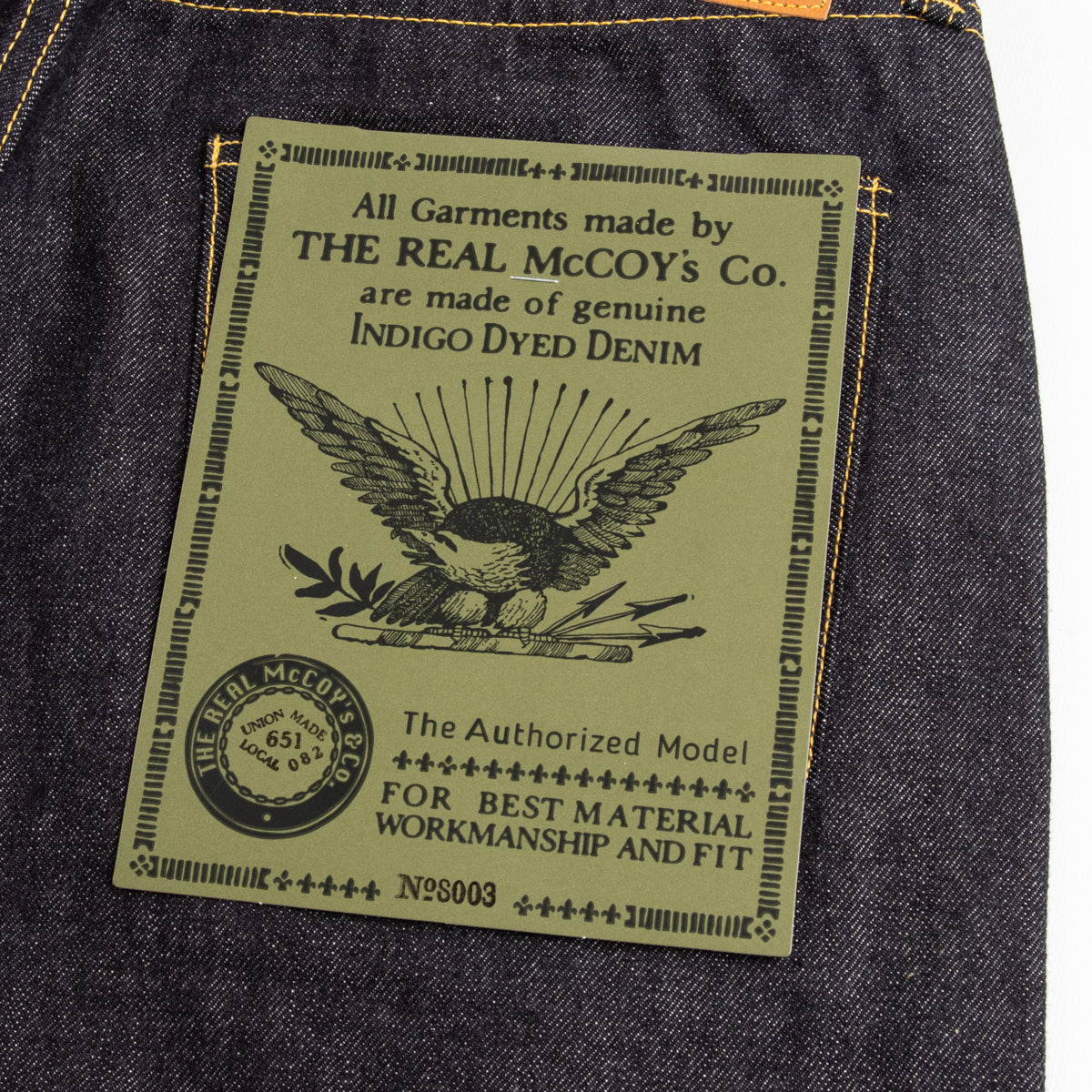 The Real McCoy's Lot S003 Jeans - Standard & Strange