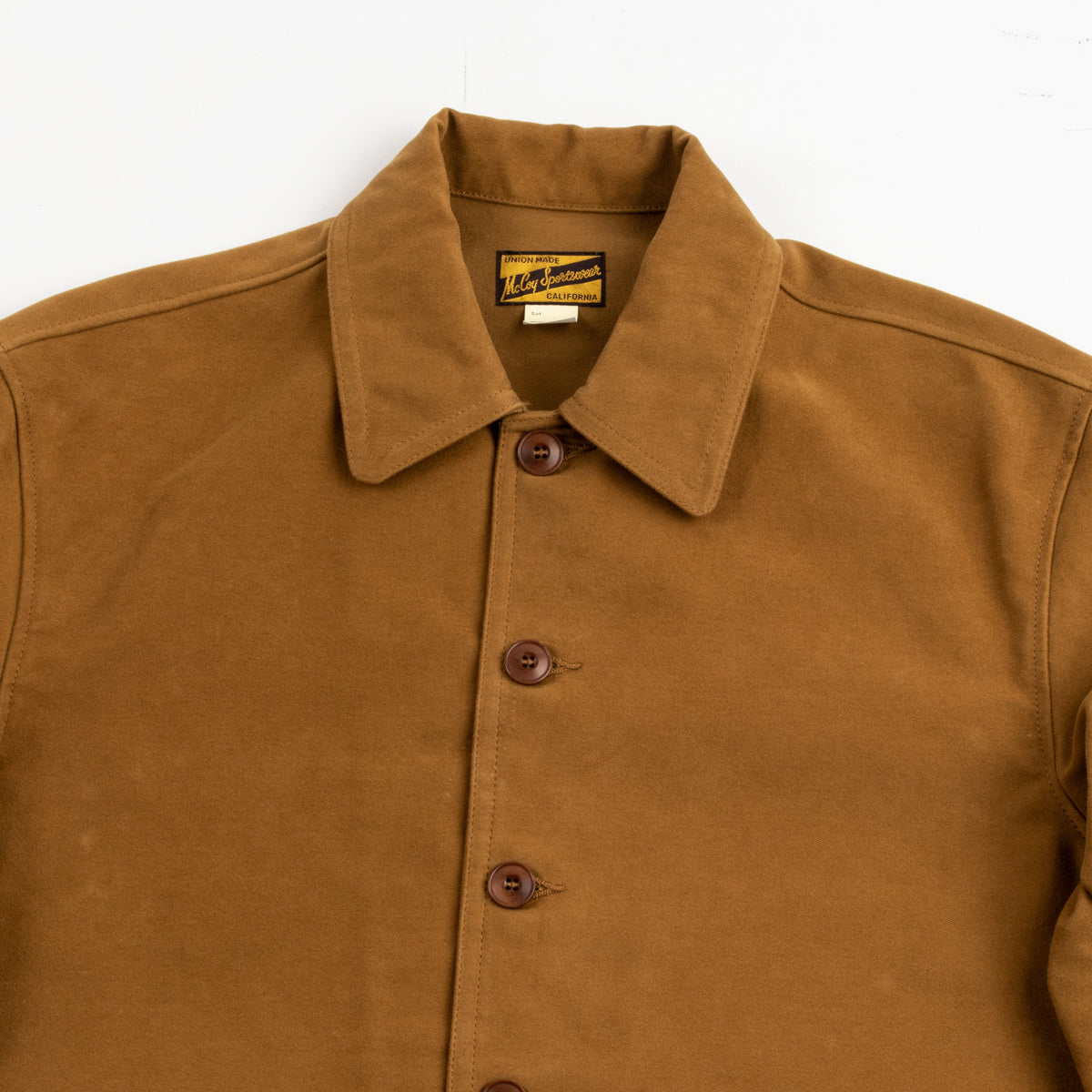 The Real McCoy's Moleskin Sports Jacket - Brown - Standard & Strange