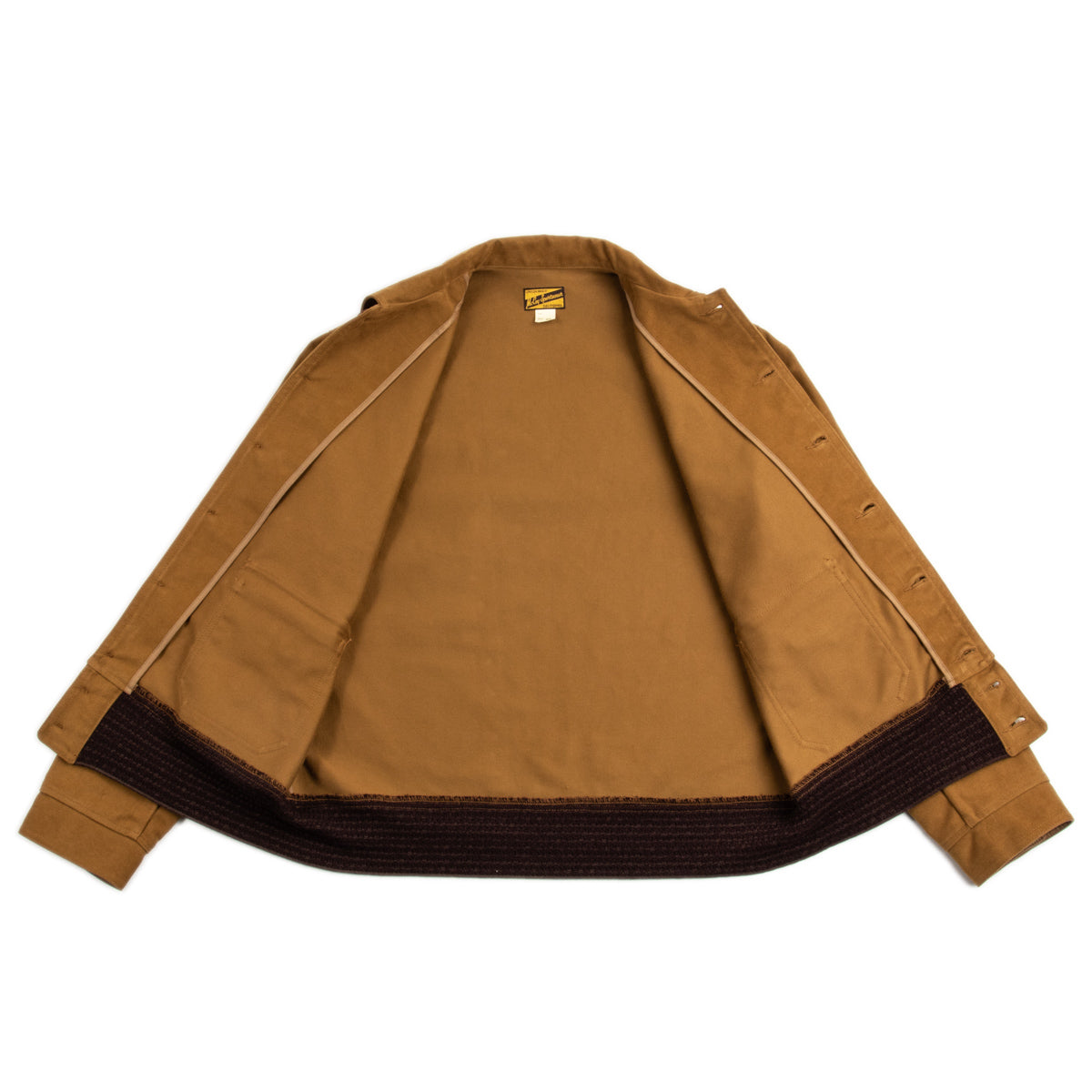 The Real McCoy's Moleskin Sports Jacket - Brown - Standard & Strange