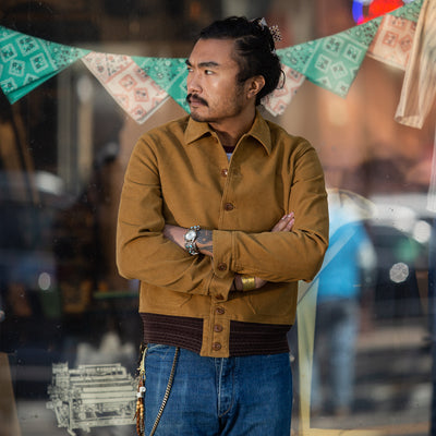 The Real McCoy's Moleskin Sports Jacket - Brown - Standard & Strange