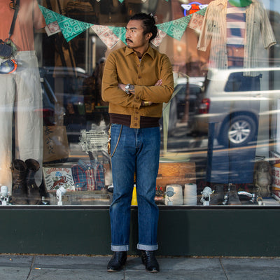 The Real McCoy's Moleskin Sports Jacket - Brown - Standard & Strange