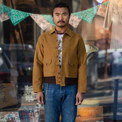 The Real McCoy's Moleskin Sports Jacket - Brown - Standard & Strange