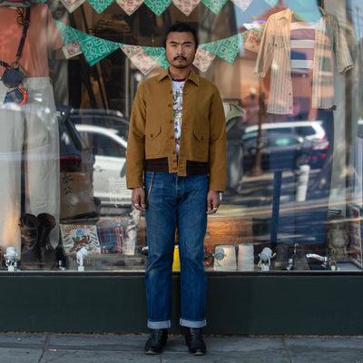 The Real McCoy's Moleskin Sports Jacket - Brown - Standard & Strange