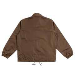 The Real McCoy's Nylon Cotton Lined Coach Jacket - Brown - Standard & Strange