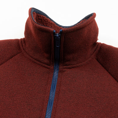The Real McCoy's Outdoor Pile Cardigan - Brick Red - Standard & Strange