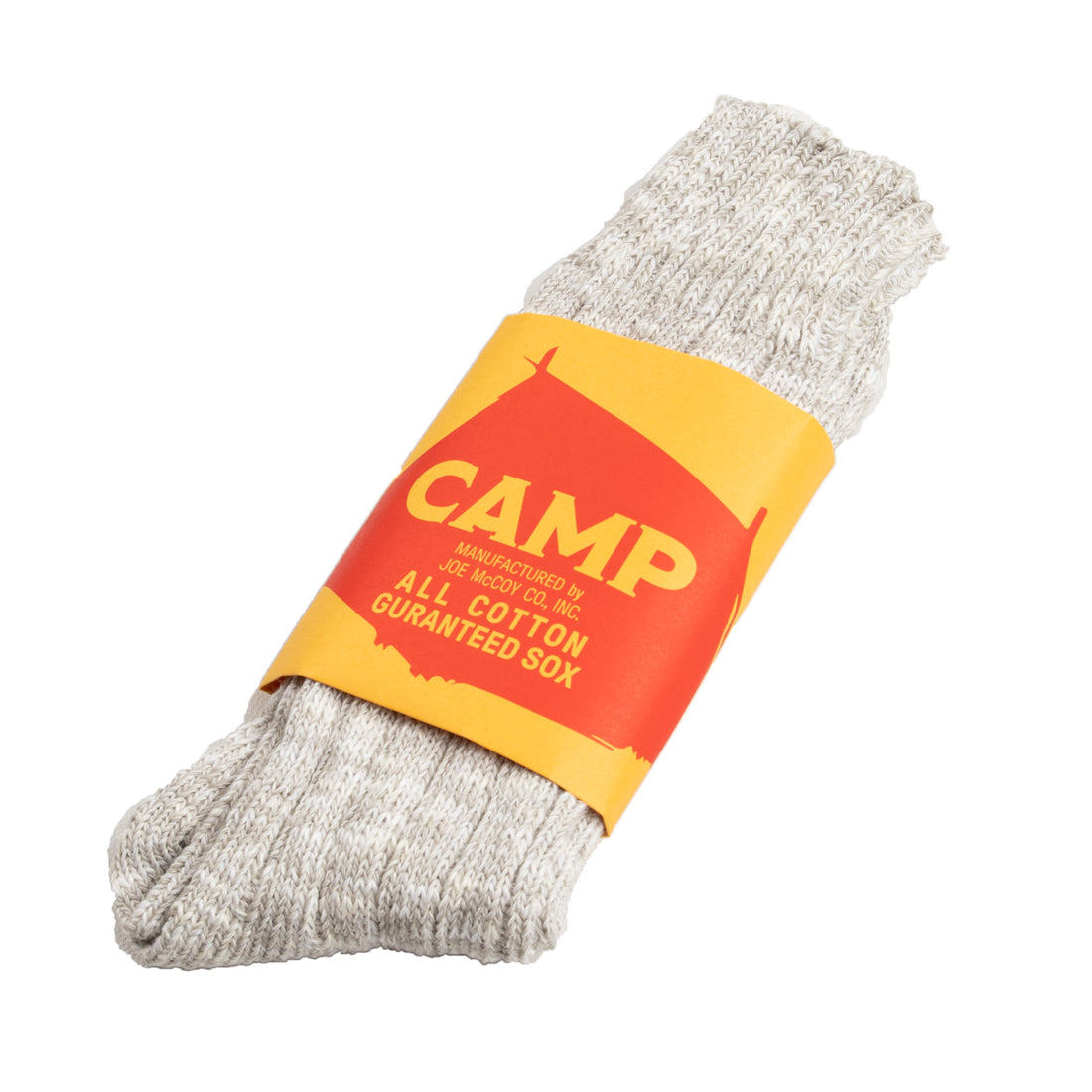 The Real McCoy's Outdoor Socks "Camp" - Snow Gray - Standard & Strange