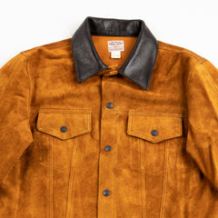 The Real McCoy's Rough Out Leather Western Jacket - Raw Sienna - Standard & Strange