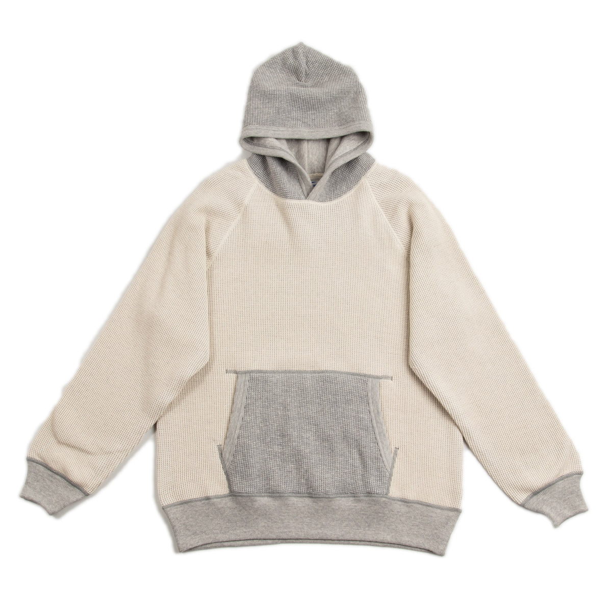 Thermal Sweatshirt Two Tone Gray