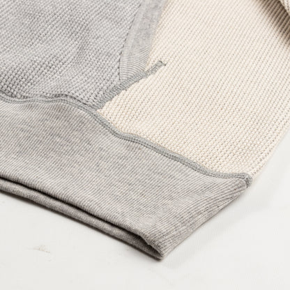The Real McCoy's Thermal Sweatshirt (Two-Tone) - Gray - Standard & Strange