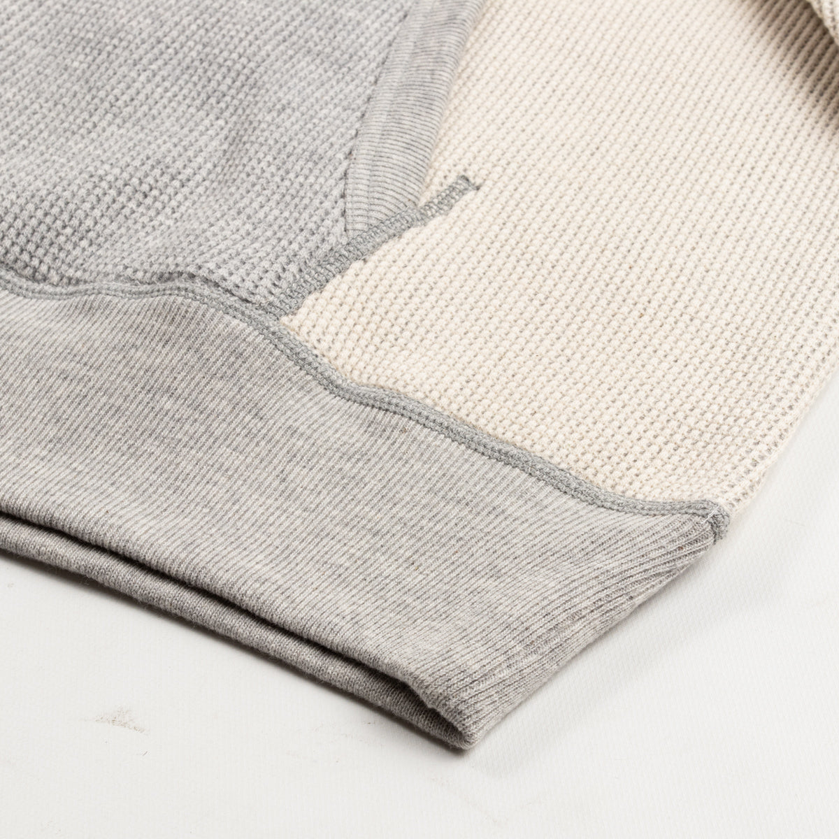 Thermal Sweatshirt (Two-Tone) - Gray