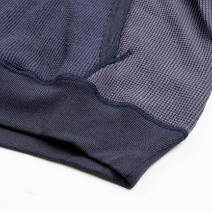 The Real McCoy's Thermal Sweatshirt (Two-Tone) - Navy - Standard & Strange