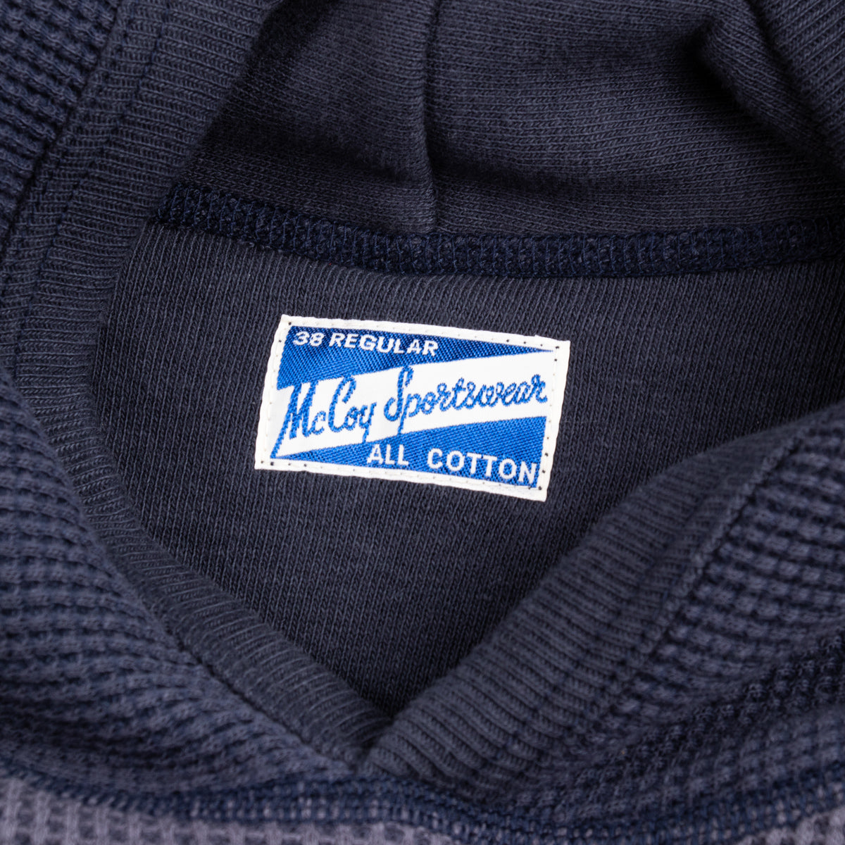 Thermal Sweatshirt (Two-Tone) - Navy