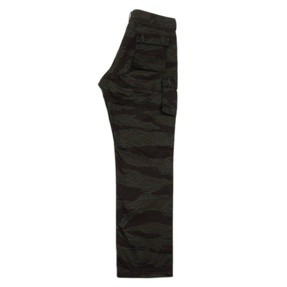 The Real McCoy's Tiger Camouflage Trousers - Black Over-dye - Standard & Strange