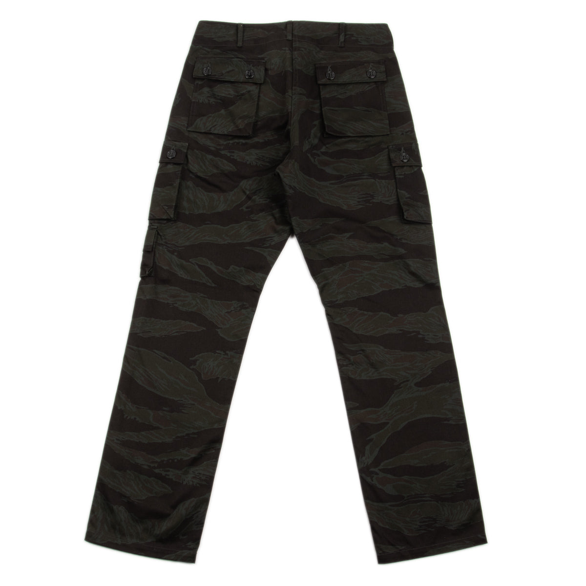 The Real McCoy's Tiger Camouflage Trousers - Black Over-dye - Standard & Strange
