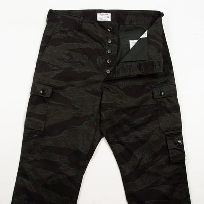 The Real McCoy's Tiger Camouflage Trousers - Black Over-dye - Standard & Strange