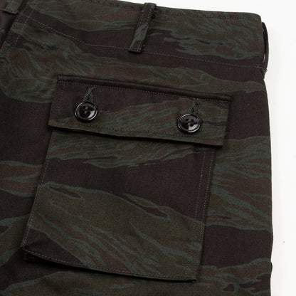 The Real McCoy's Tiger Camouflage Trousers - Black Over-dye - Standard & Strange