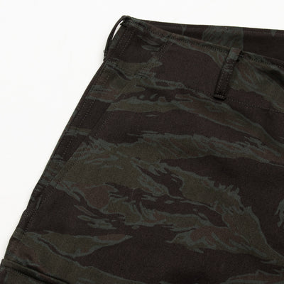 The Real McCoy's Tiger Camouflage Trousers - Black Over-dye - Standard & Strange