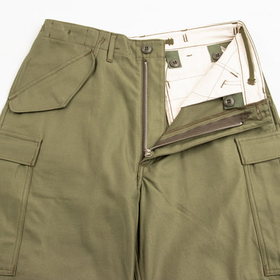 The Real McCoy's Trousers, Men's, Field, M-65 - Olive - Standard & Strange